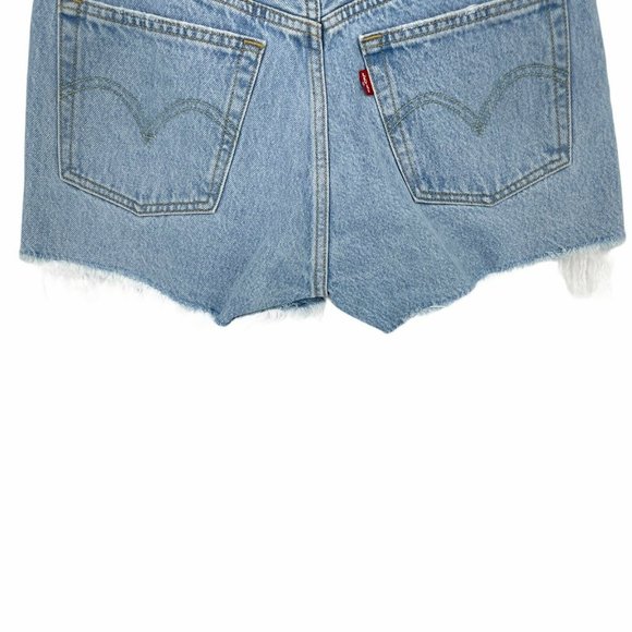 NEW Levi's 501 Women's Cut Off Hem Jean Shorts - Picture 6 of 9